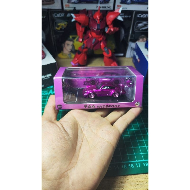 CM MODEL, Porsche 964 widebody - RWB Purple Sealed