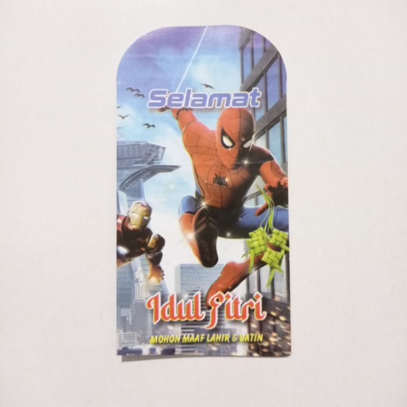 

[isi 10 pc] amplop lebaran medium motif spiderman