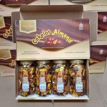 

D'KING COKLAT ALMOND isi 40PCS