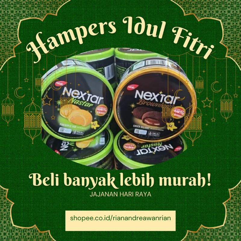 

NEXTAR 1KALENG JAJANAN HARI RAYA IDUL BROWNIS DAN NASTAR