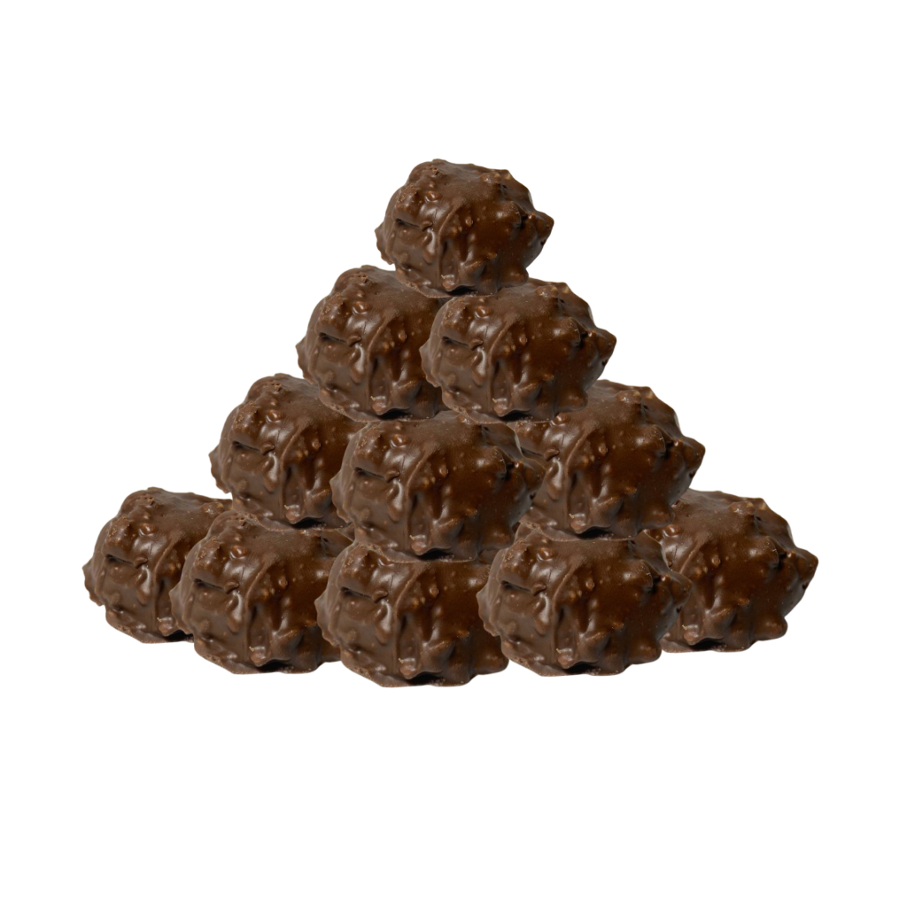 

Brelyn's Chocolate : Choco Nut Bites (Cokelat isi Kacang Pistachio, Mede, Almond, Walnut, dan Kurma)