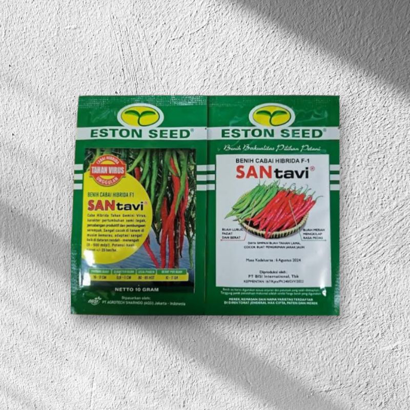 

SANTAVI cabe keriting hibrida F1 tahan virus original