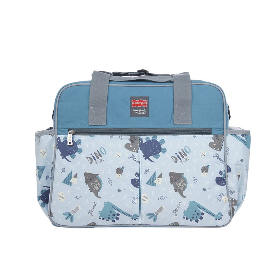 DIALOGUE BABY Tas perlengkapan Bayi Besar + TBS Dino Fun Series | diaper travelling bag