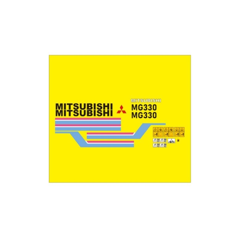 

stiker grader mitsubishi mg330