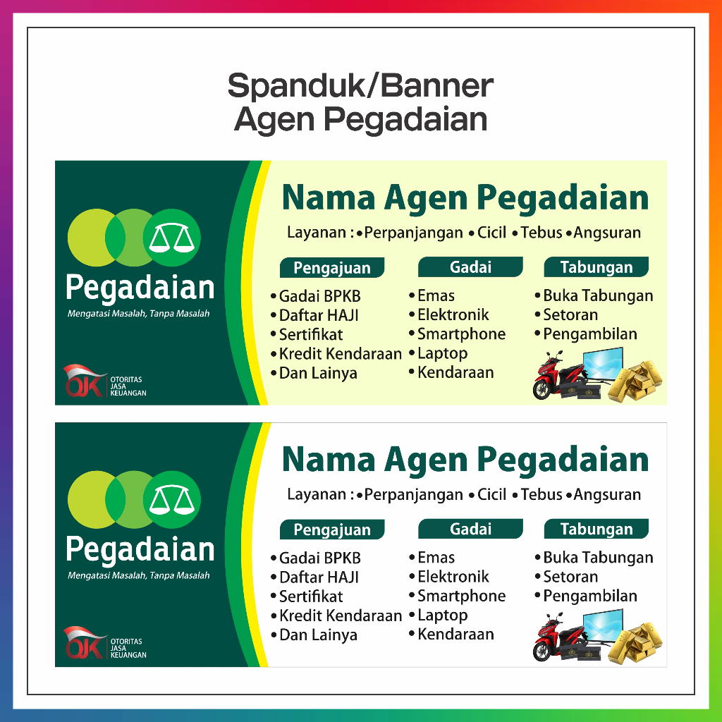 Spanduk/Banner Agen Pegadaian