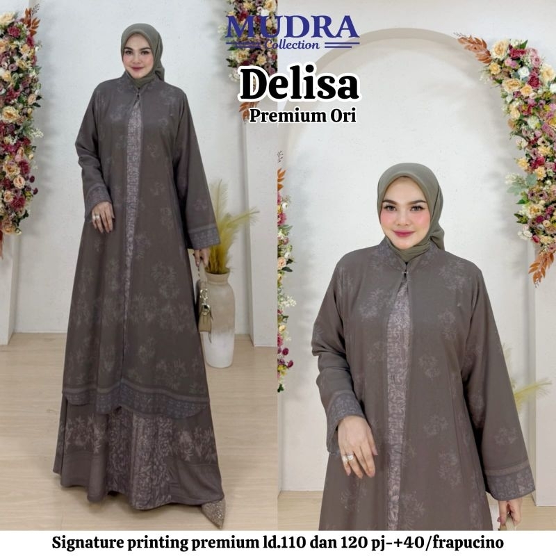 Gamis Wanita Gamis Set Dress Wanita Gamis Pesta Delisa Hamada Gamis Jumbo