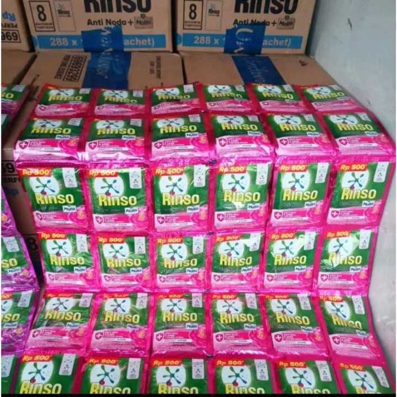 Rinso cair 500san 24 renceng / 144 sachet