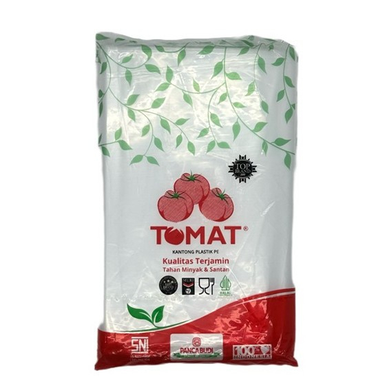 Plastik PE Tomat ukuran 15x30, 12x35, 10x20, 17x35, 20x35
