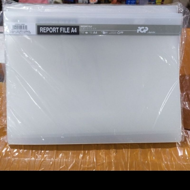

Report File A4 Daichi Map plastik Snelhekter 1 Pcs