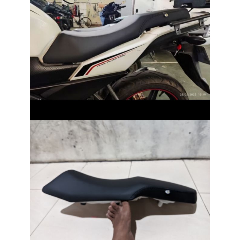 jok vixion new busa latex 5cm 1set tinggal pasang