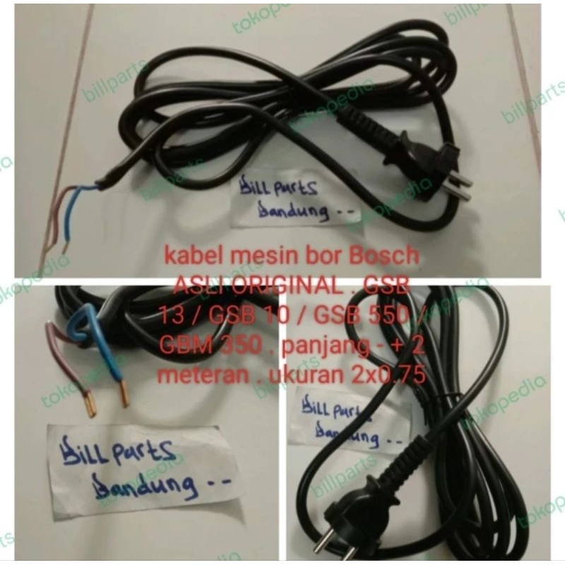 kabel mesin bor Bosch GSB 13 / 10 / 16 / 550 / GBM 350asli original