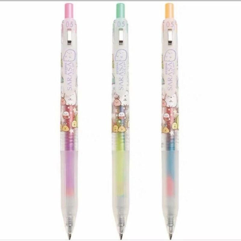 

Pulpen gel sarasa 1 set isi 3