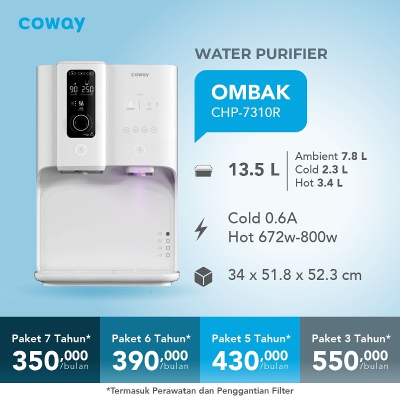 Coway Water Purifier OMBAK (CHP-7310R)