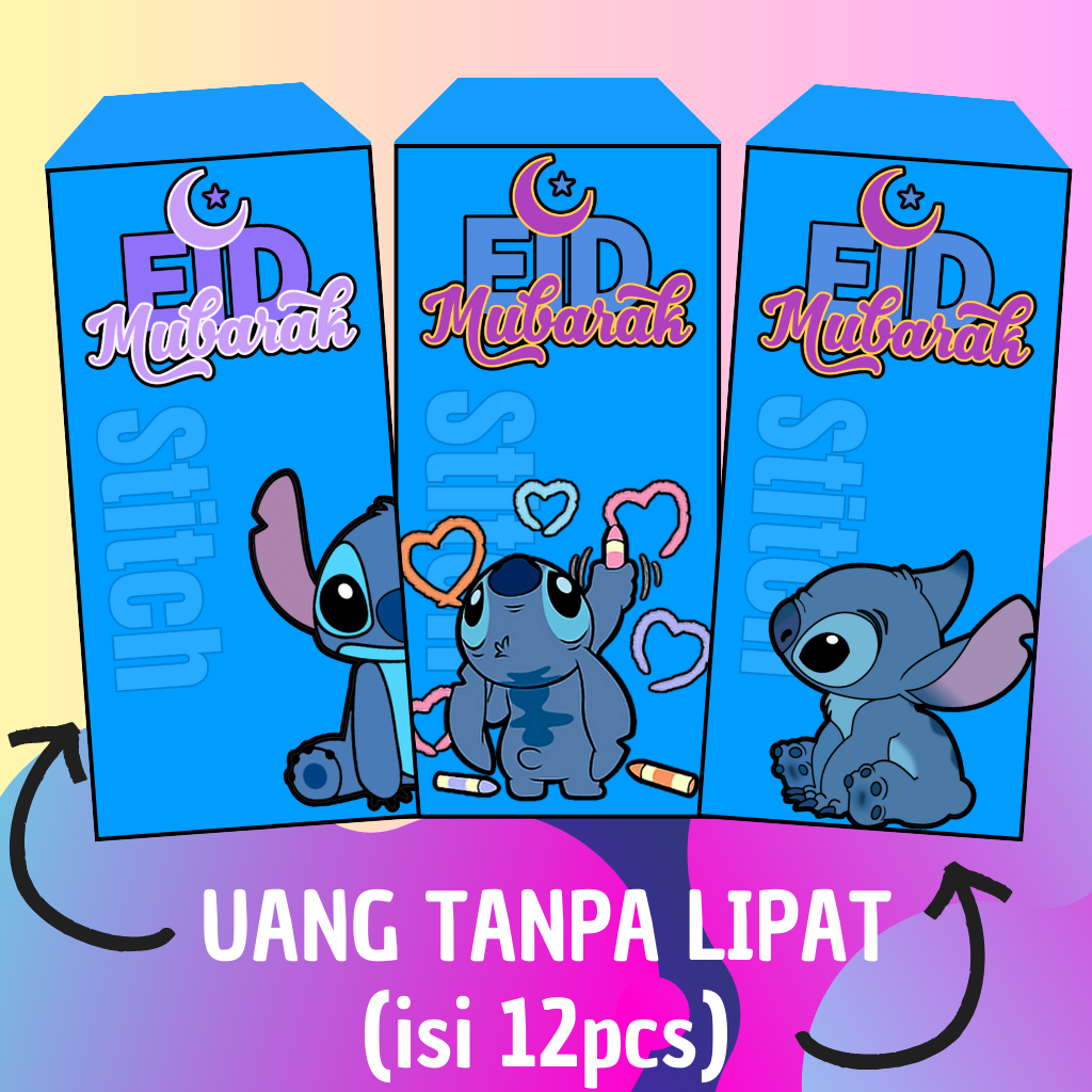 

AMPLOP LEBARAN KARAKTER Stich ISI 12 PCS / AMPLOP ANGPAO LEBARAN IDUL FITRI 2025 BESAR ISLAMI / EID MUBARAK / AMPLOP LEBARAN / AMPLOP IDUL FITRI GLOSSY TEBAL / EID ENVELOPE / AMPLOP ESTETIK 2025 / IDUL FITRI CUTE RUSTIC TERBARU / MARHABAN YA RAMADHAN