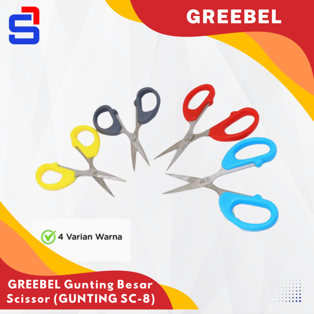 

GREEBEL GUNTING SC-08 /Gunting kertas/Gunting anak/Gunting sekolah anak/Gunting lucu