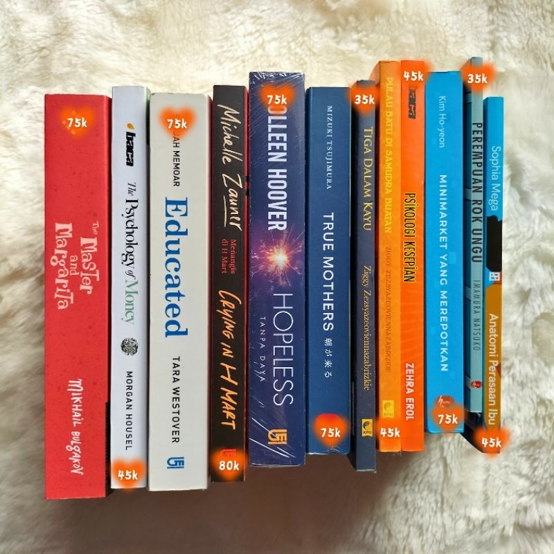 Preloved Buku Educated Psychology of Money True Mothers Minimarket yang Merepotkan