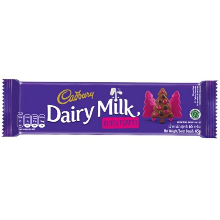 

CADBURY DAIRY MILK BLACK FOREST 65GR 7622210398055