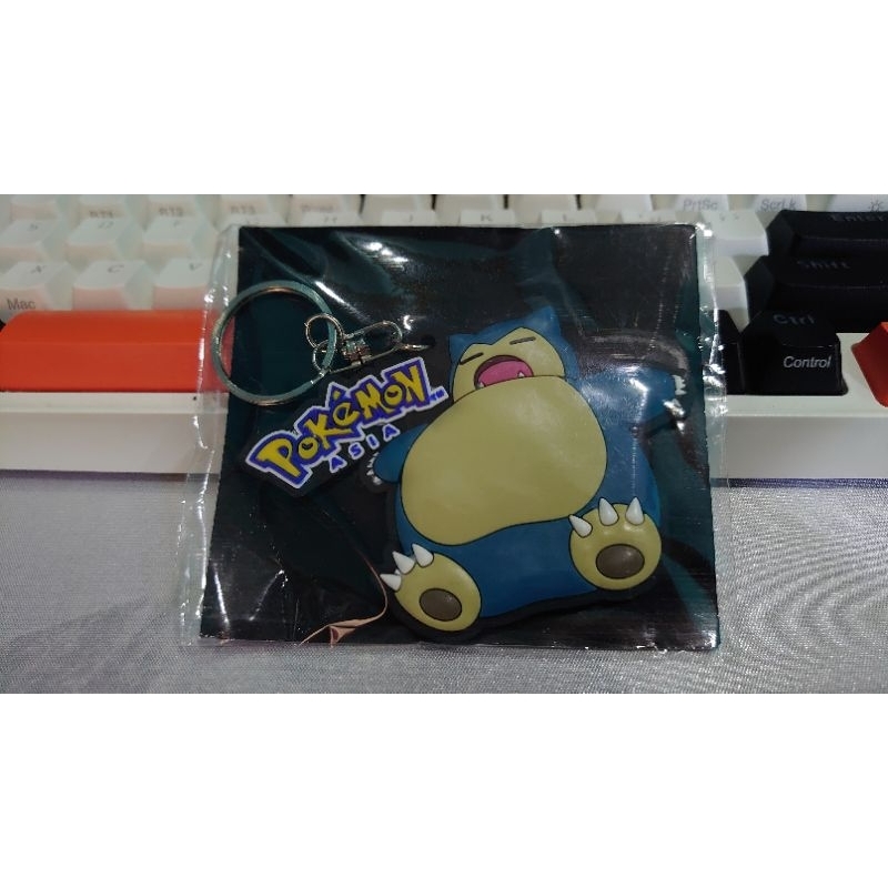 Keychain pokemon official Indomaret Snorlax