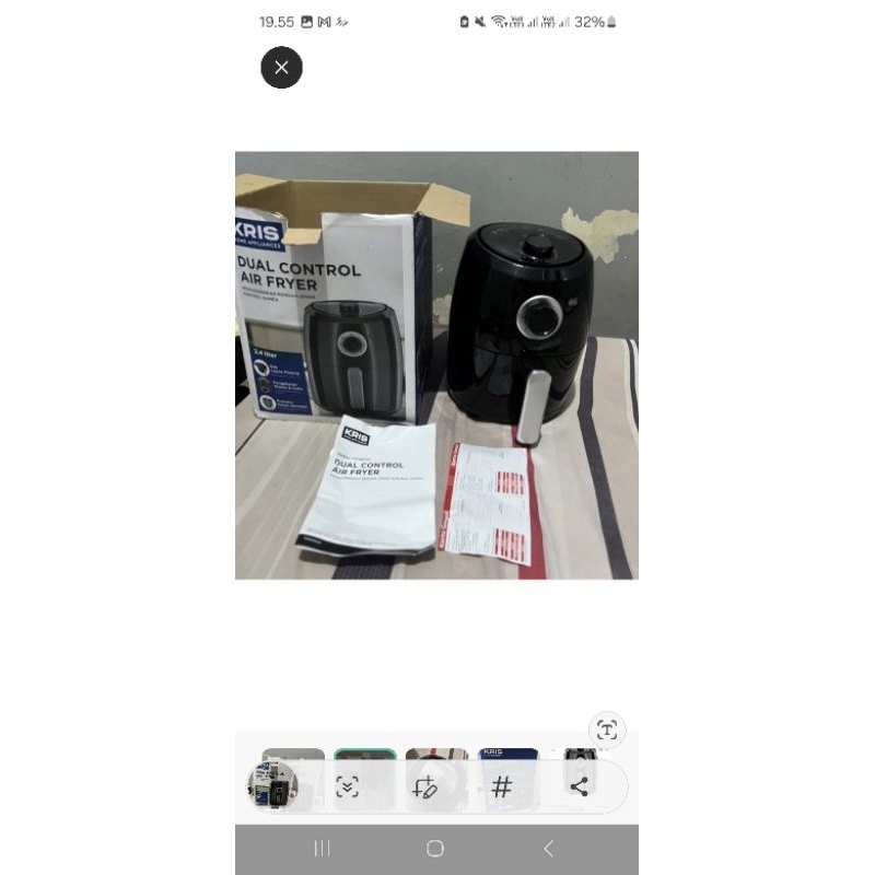 KRIS Dual Control Air Fryer