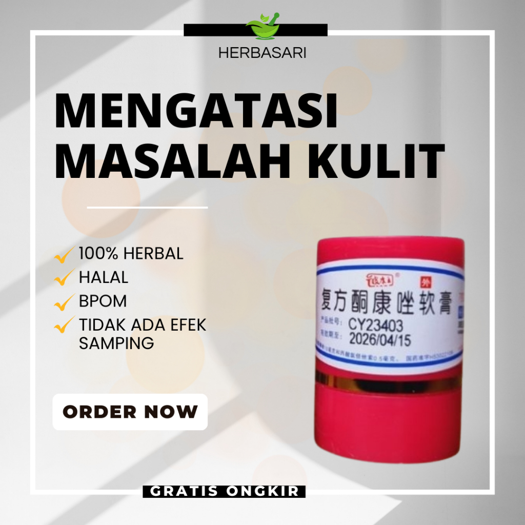 Salep Gatal Cina Kl/HL Salep Kulit Eksim Gatal Selangkangan Jamuran Jerawat Kudis Kutu Air Panu