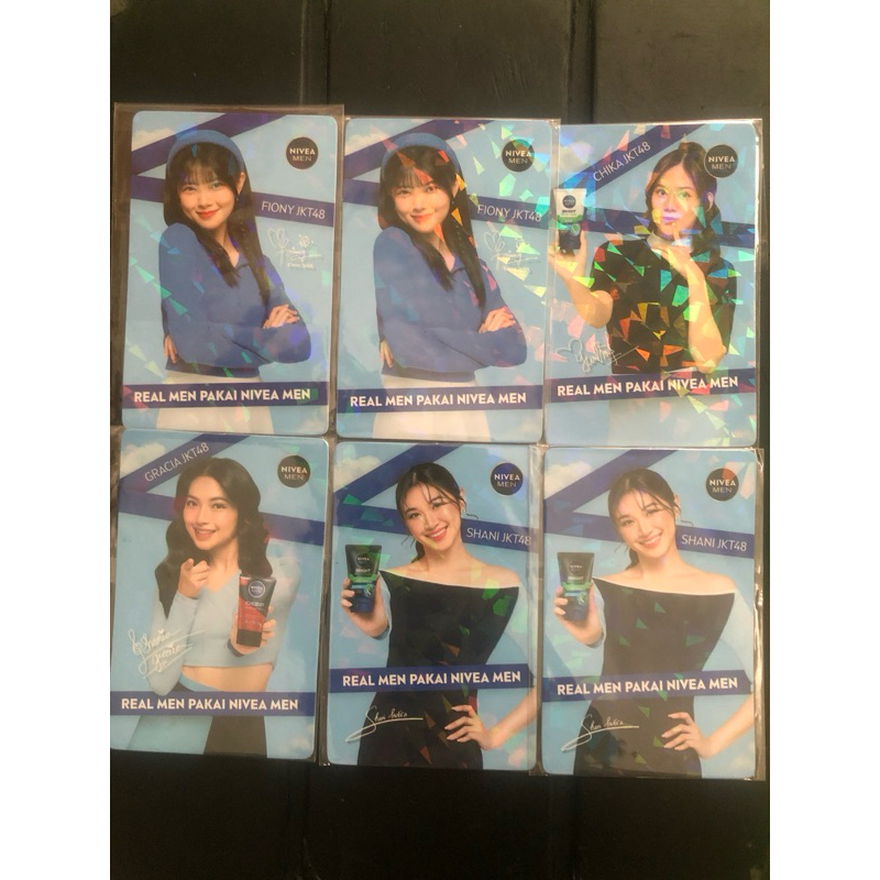 bundle isi 6 pc nivea jkt48 fiony, chika, gracia, shani [official]