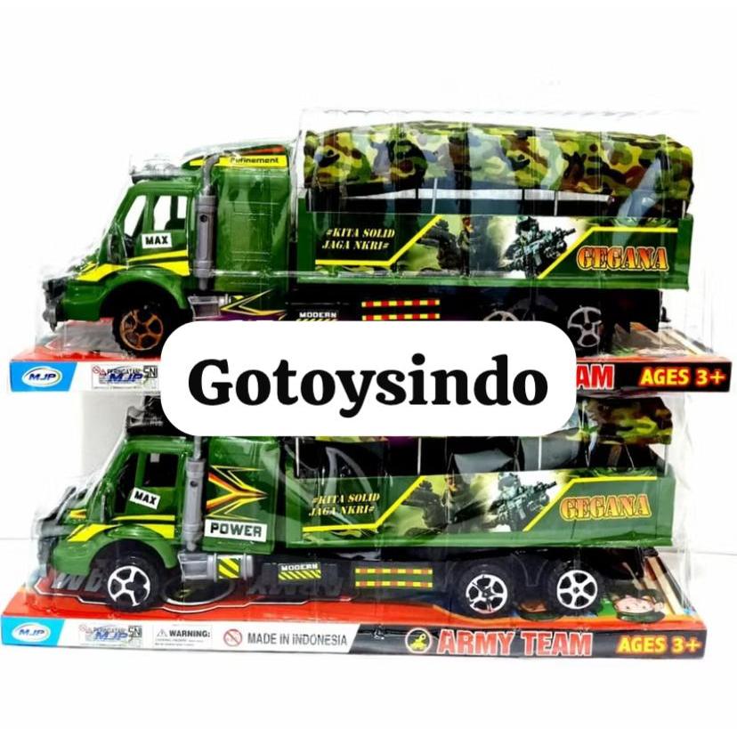 MAINAN MOBIL TRUCK MILITER TRUCK ARMY NO.9680