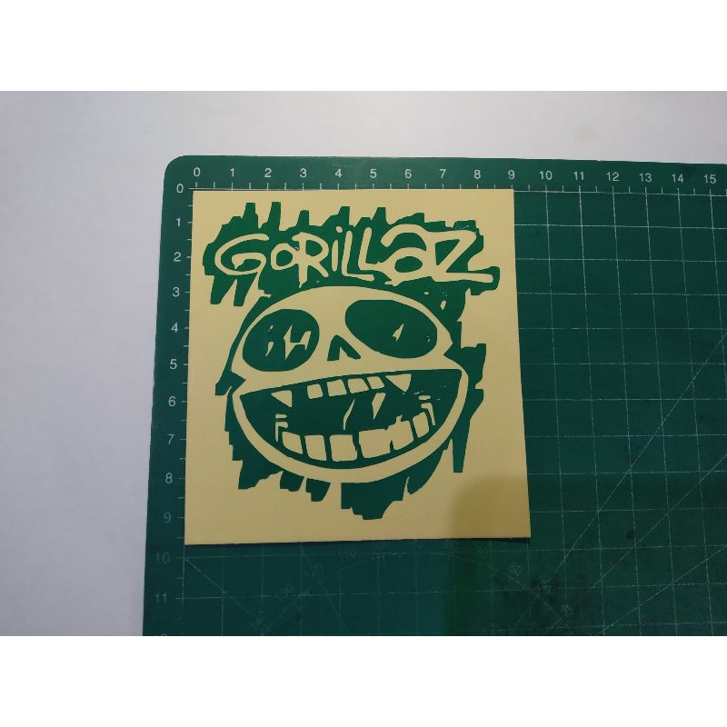 

stiker cutting gorillaz