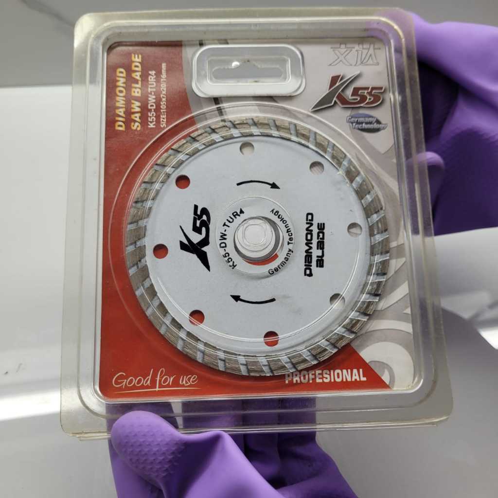 Diamond Saw Blade DRY 4" k55 / mata pisau potong keramik k55