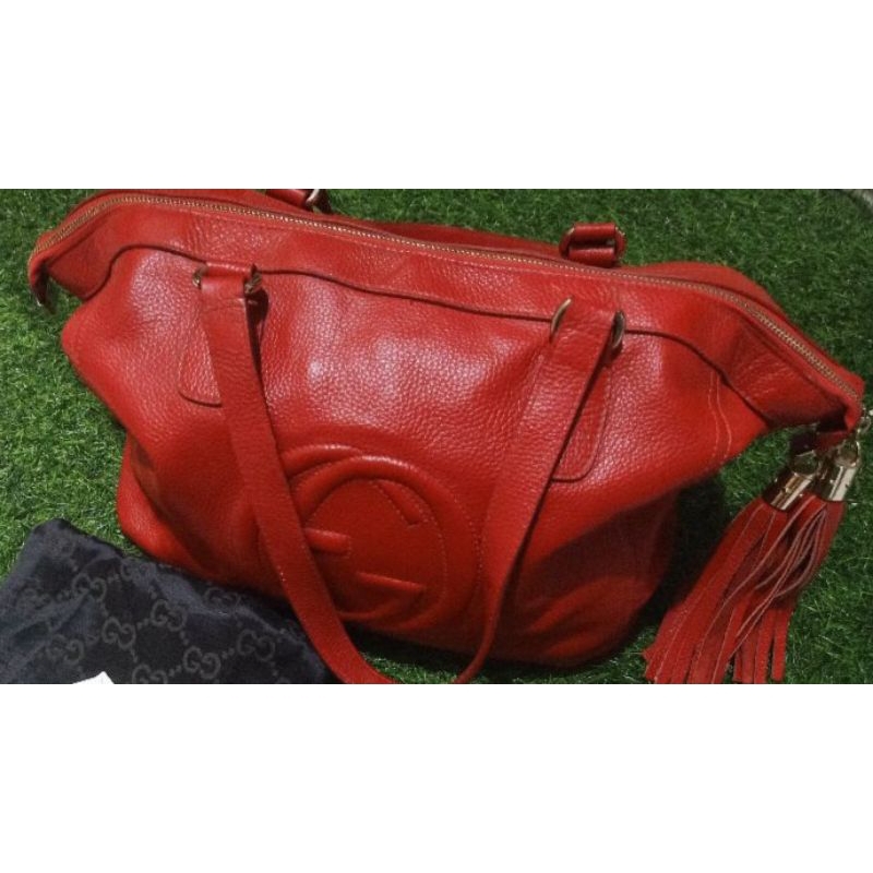 SOHO GC Tote Original Auth Leather Preloved