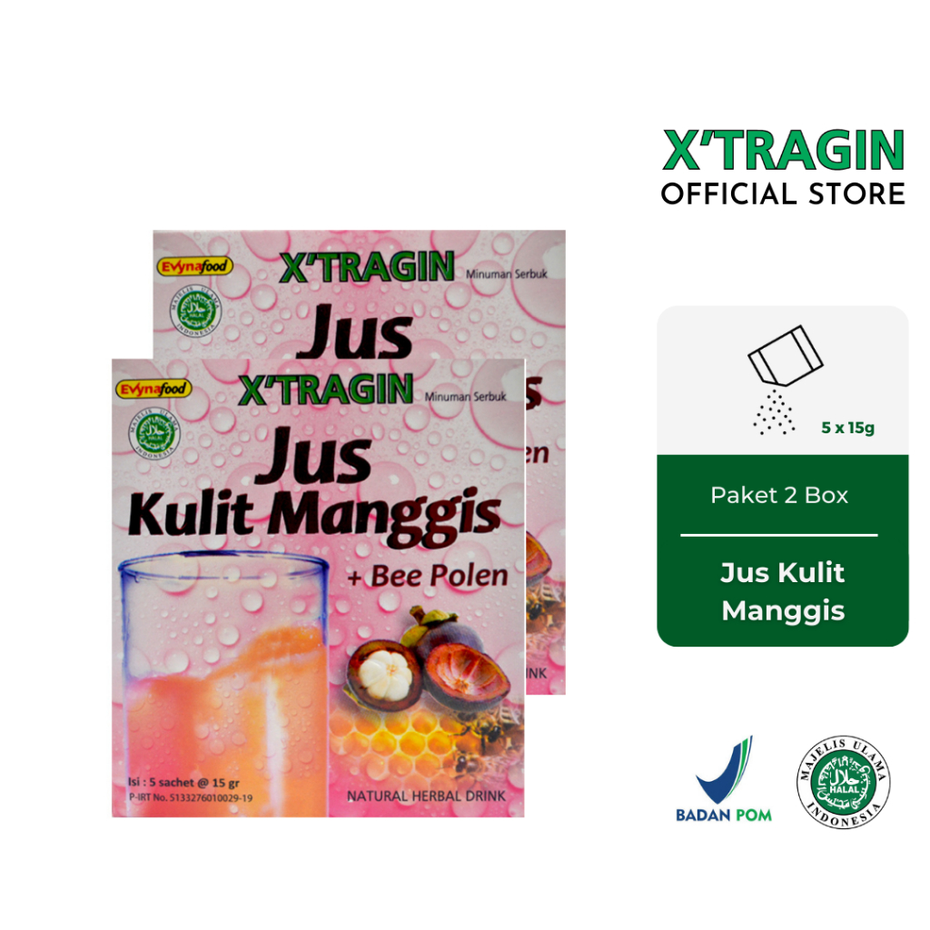 

X'Tragin Jus Kulit Manggis Paket 2 Box