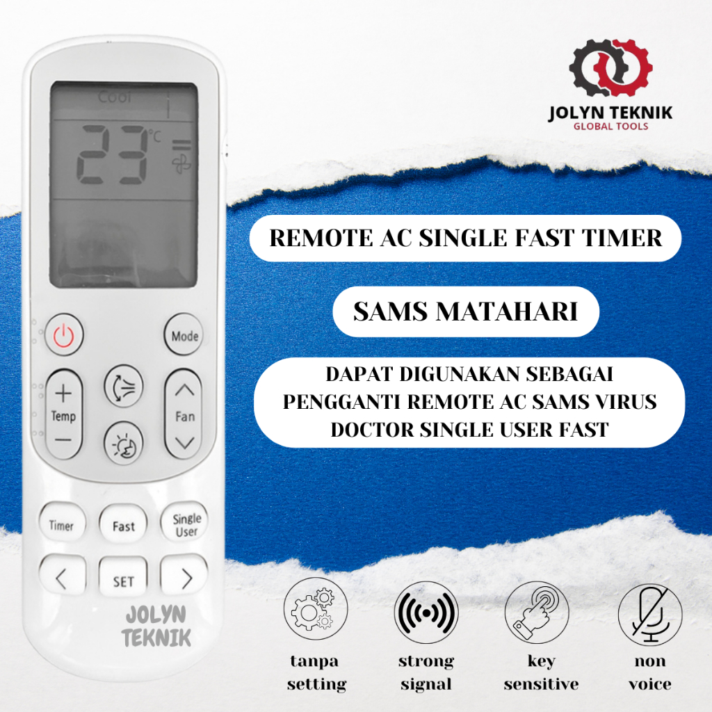 REMOTE AC SAMSUNG FAST MATAHARI AR05KRFLAWKN AR07KRFLAWKN AR09KRFLAWKN