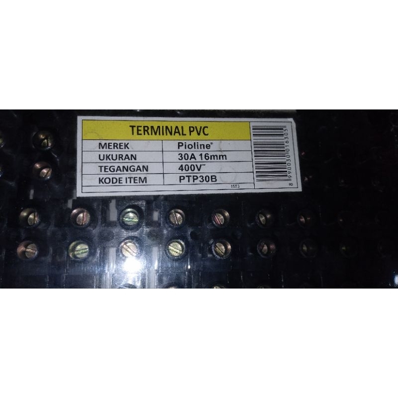 Terminal Kabel / Terminal PVC Pioline 30A 16mm
