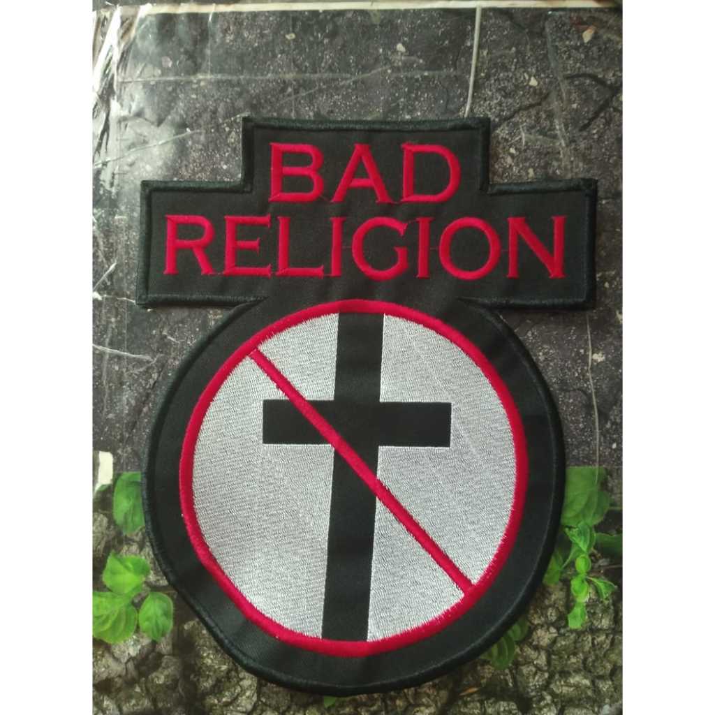 Back Patch Bordir Besar Jaket BAD RELIGION
