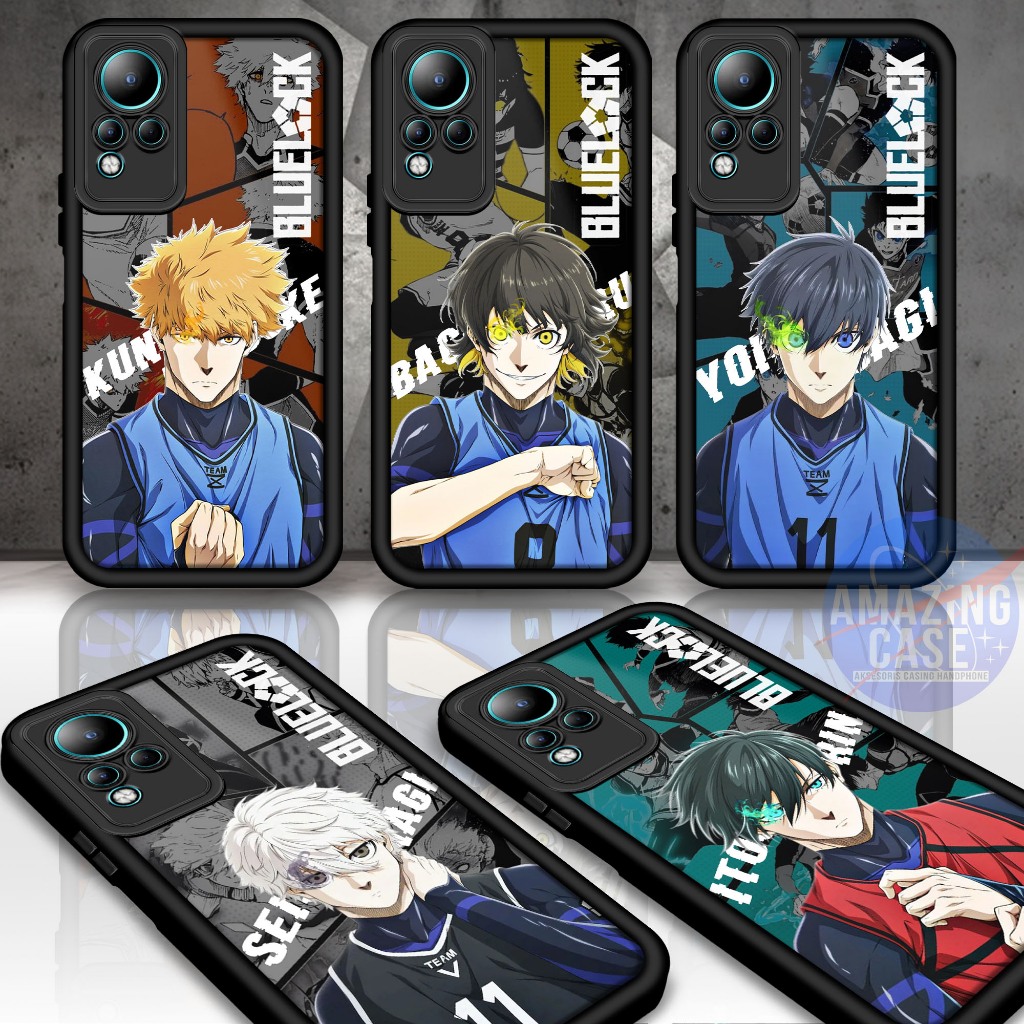 Softcase Glass kaca For INFINIX NOTE 11 NOTE 11 NFC NOTE 12 BLLK Casing Handphone Case Hp Procamera
