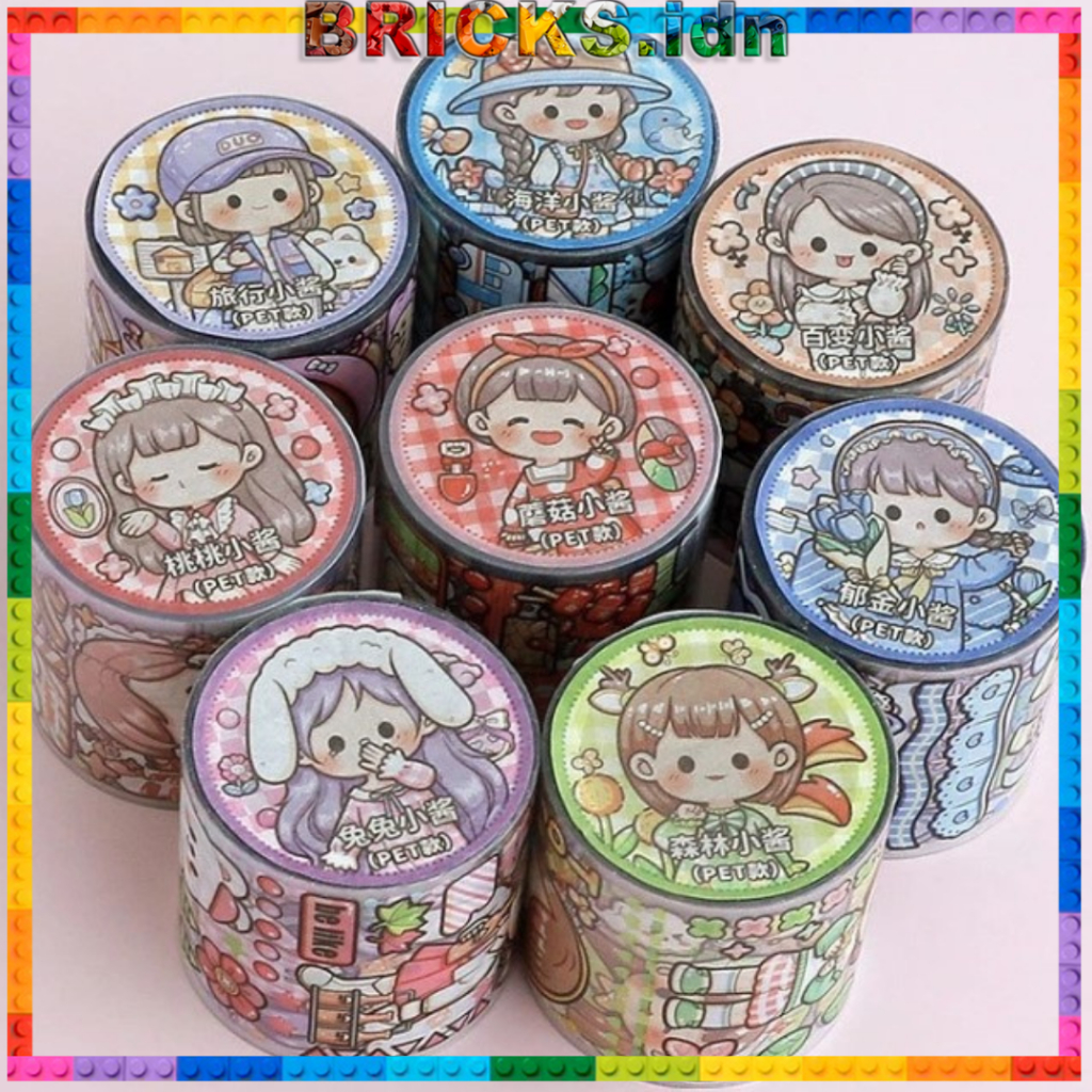 

Washitape Sticker Dodogirl PVC Anti Air Masking Tape 1 Roll TLD85