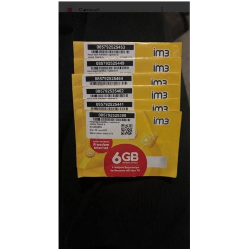 perdana indosat no acak