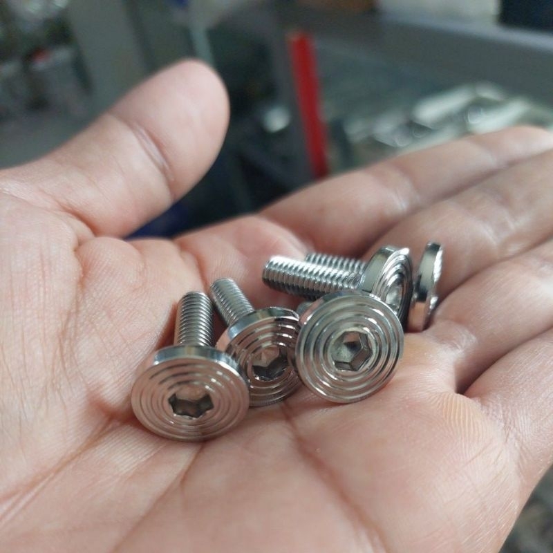 Baut Disc piringan cakram stainless Vario 150 new lubang 5