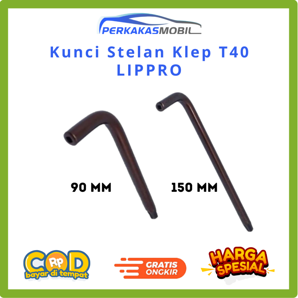 Kunci Stelan Stel Klep T40 (90MM) T40 (150MM) LIPPRO Original