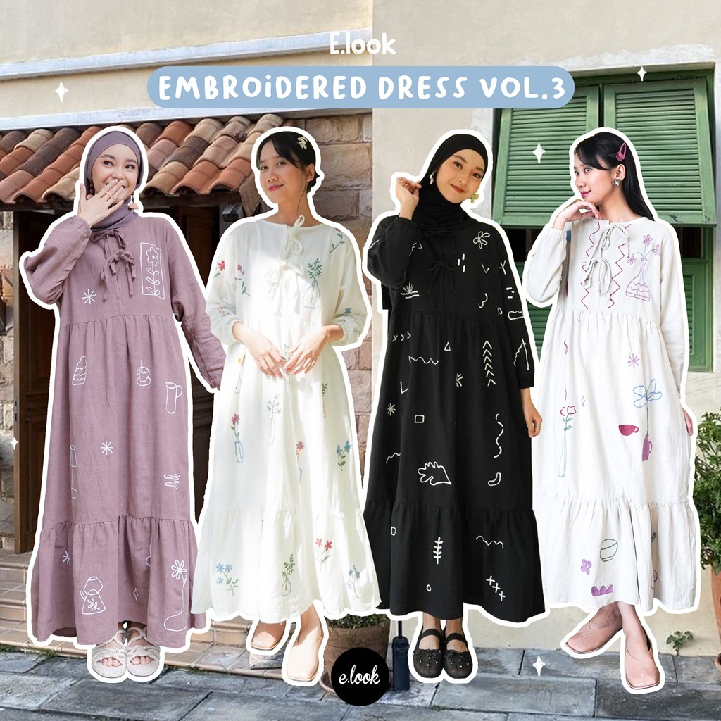 E.Look Embroidered Dress Vol.3
