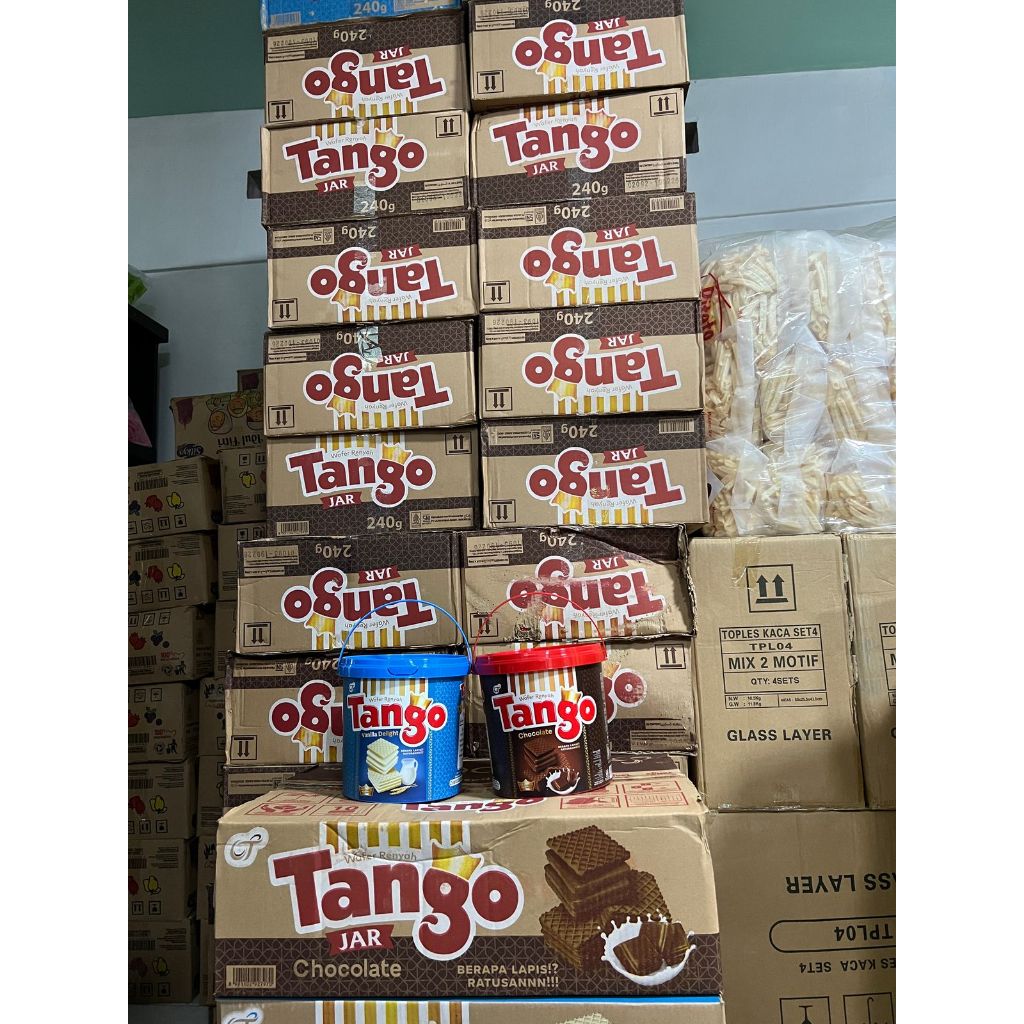 

1 DUS TANGO WAFER JAR 240gr isi 6 JAR | 1 KARTON TANGO 240gr isi 6 JAR