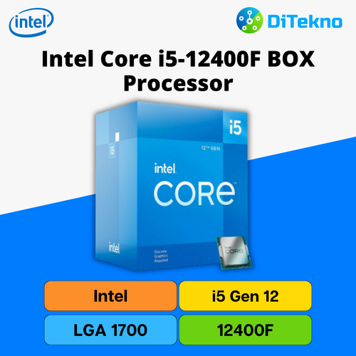 Intel Core i5 12400F Processor LGA1700