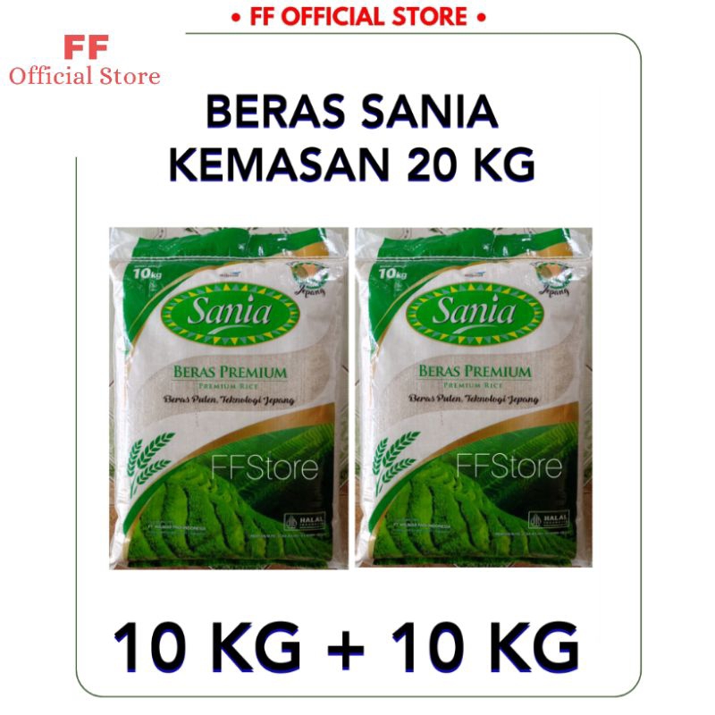 

(INSTANT) SANIA Beras Premium Kemasan 10KG +10 KG