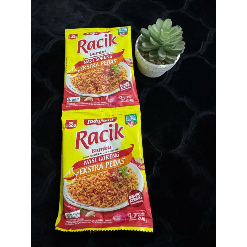 

racik bumbu nasi goreng extra pedas 20g (1renceng isi 12)