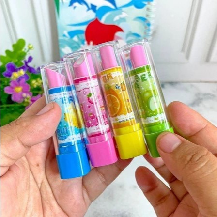

Eraser Set Bentuk Lipstik Motif Buah Dan Kartun / Penghapusan Hapusan Lipstick Unik Tersedia Banyak Motif Buah Dan Kartun