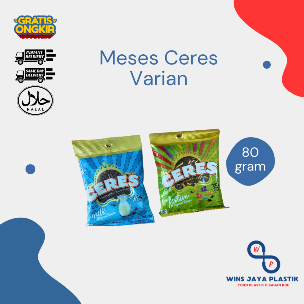 

Ceres Meses 80 gr | Milk Ceres | Original Ceres | Meses Coklat | Meses Warna