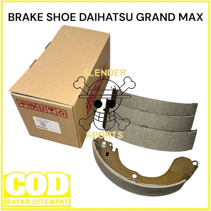 KAMPAS REM BELAKANG GRAND MAX - BRAKE SHOE GRAN MAX - KAMPAS REM TROMOL DAIHATSU GRAND MAX