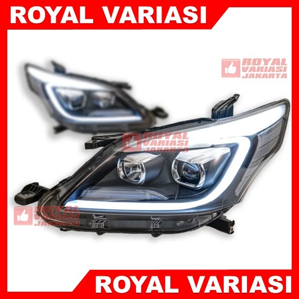 Lampu Depan Innova Model Lexus 2012-2015 Headlamp Lampu Utama Sequential Sign