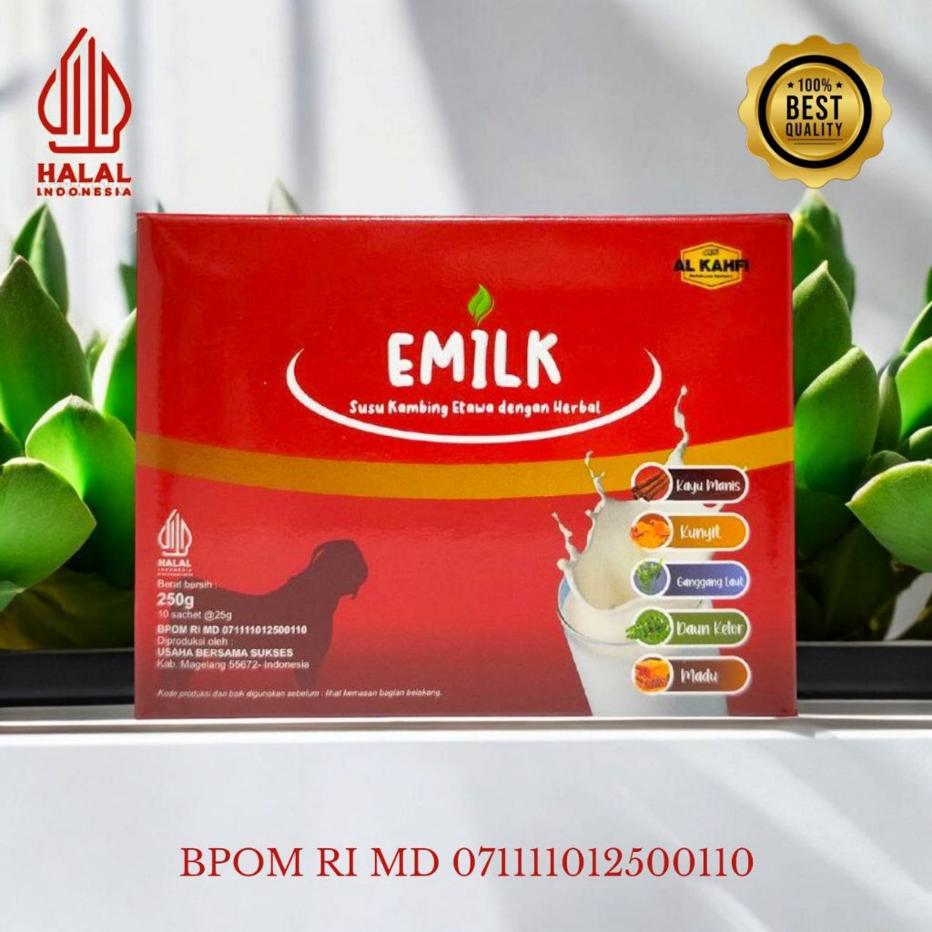 

Emilk Herbal 250 gram Susu Kambing Etawa dengan Herbal Halal dan Bpom