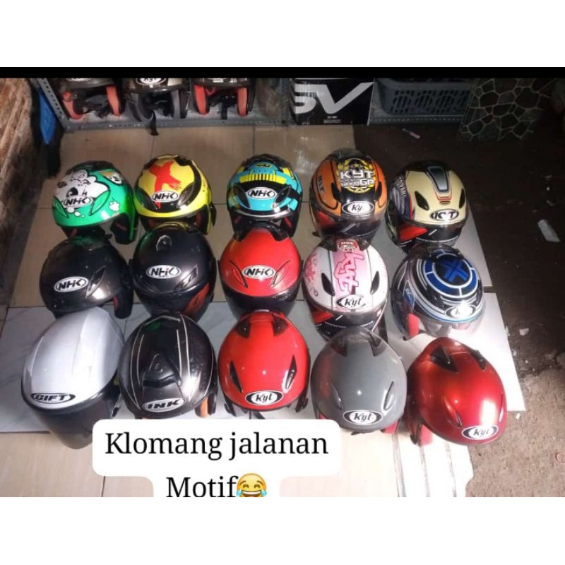 KYT DJ maru helm bekas ori