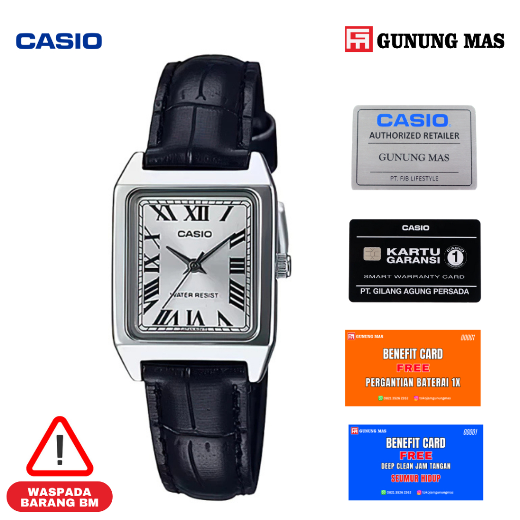 Casio LTP-V007L-7B1UDF Jam Tangan Wanita 100% Original